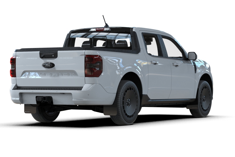 Ford Maverick Mud Flaps - Rally Armor - UR Premium Polyurethane - Black - `22-`26